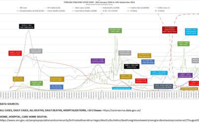 A timeline of Covid events in England & Wales